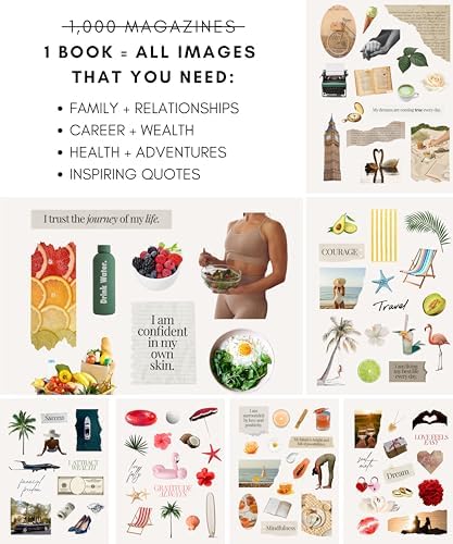 Lamare Vision Board Collage Book - 1000+ Images & Vision Board Supplies - Image 5