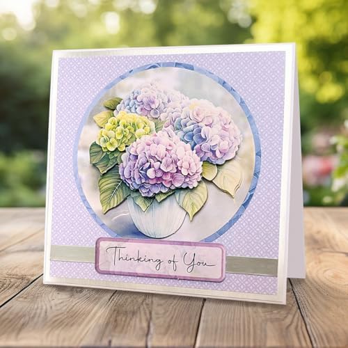 Katy Sue Designs Thinking of You 3D Die Cut Decoupage Collection for Card Making Supplies. Contains 12 Sheets of Katy Sue Die Cut Decoupage Featuring Lavender, Lillies, Hydrangea, and Roses - Image 2