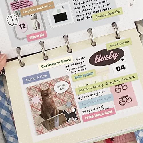 PRSTINCOL 2346PCS Quote Stickers,48 Sheets Scrapbook Supplies Kit Word Stickers for Journaling, Card Making, Vision Board Supplies for Adults Crafting - Image 2