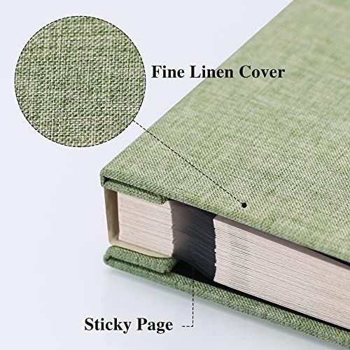 Vienrose Photo Album with Window Self Adhesive 13x12.6 120 Pages Grassgreen - Image 2