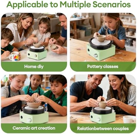 Pottery Wheel - Mini Pottery Wheel kit with 18PCS Pottery Tools - Image 6