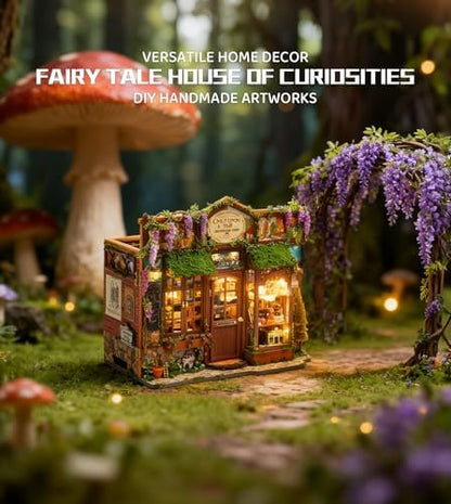 Roroom DIY Miniature House Kit, Fairy-Tale Curio Shop Dollhouse Kit - Image 4