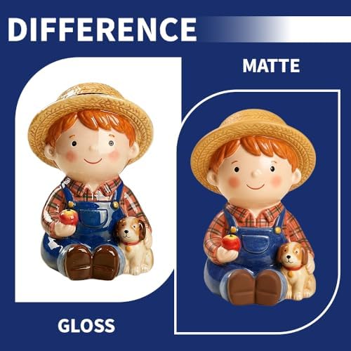 OSBANG Air Dry Clay Glaze Kit, 2-Pack 100ml Gloss and Matte Clear Varnish Top Coat, Protective Sealer for Air-Dry Clay, Polymer Clay and Acrylic Paintings, for Crafts and DIY Projects - Image 2