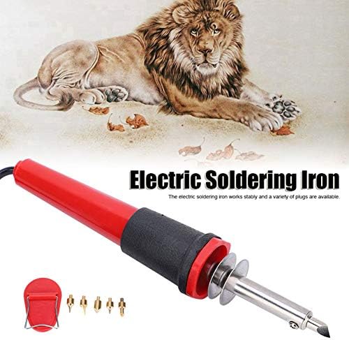 Fayelume Wood Burning Kit, Wood Burning Tool Pen, Wood Burner with Soldering Iron, 40W AC110V Hot Knife for Leather Lamp, Gourds Pyrography - Image 5