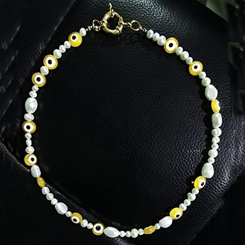 200pcs Evil Eye Beads Yellow Resin lampwork Beads Smooth Surface for DIY Jewelry Bracelets Necklaces Earrings Craft Gift Making(Yellow) - Image 6