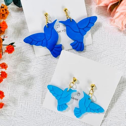 Xaekicr Hummingbird Polymer Clay Cutters – 4 Pcs Clay Cutters for Polymer Clay Jewelry, Bird Shape Clay Earring Cutters, DIY Clay Tools for Earrings and Crafts - Image 4