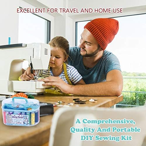Sewing kit Sewing Thread Sewing Supplies Family Repair Kit Traveler Sewing Project kit DIY Sewing Supplies Organizer - Image 6