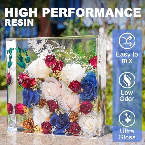 4 Gallon Crystal Clear Epoxy Resin with Pumps - Image 2
