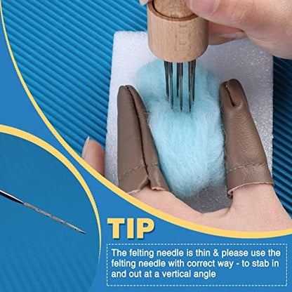 Wonvoc 104 Pcs Felting Needles Set, Needle Felting Tools Kit - Image 3