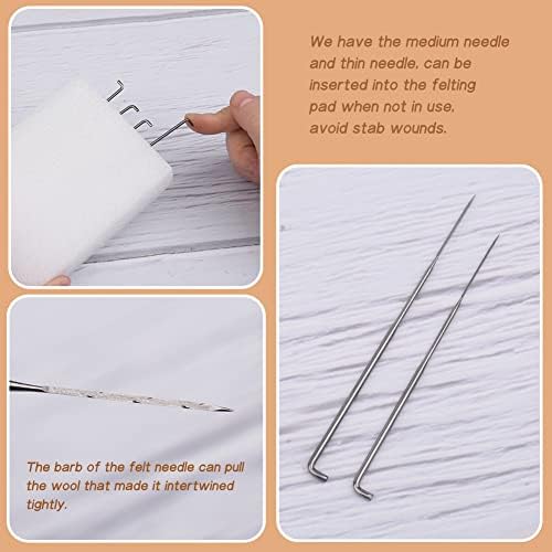 QMNNMA Needle Felting Kit, Garfield Needle Felting Set with Instruction - Image 5