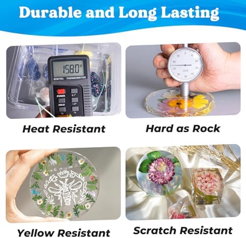 LET'S RESIN 80oz Crystal Clear Epoxy Resin Kit for Beginner - Image 5
