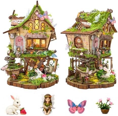 Spilay DIY Miniature House Kit for Adults, Miniature Dollhouse Kit by SpilayDIYDollhouseMiniature