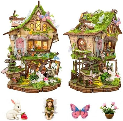 Spilay DIY Miniature House Kit for Adults, Miniature Dollhouse Kit by SpilayDIYDollhouseMiniature