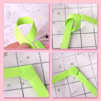 1080 Sheets Star Origami Paper Solid Gradient Color Star Paper Strip Colorful Handcraft Lucky Star Paper Double Sided Origami Stars Paper DIY Paper Arts Gradient Yellow - Image 4