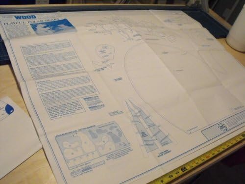 36 Inch and 24 Inch Tall Playful Polar Bears - A Woodworking Full Size Pattern and Instructions Pkg to Build Your Own Yard Art Project - Image 2