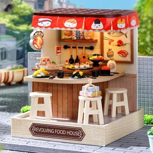 OZJAY Miniature House Kit for Adults, Mini House Kit with LED & Dust Cover - Image 5