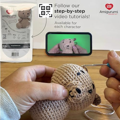 Red Heart Amigurumi Jimmy The Dog Kit - Image 3