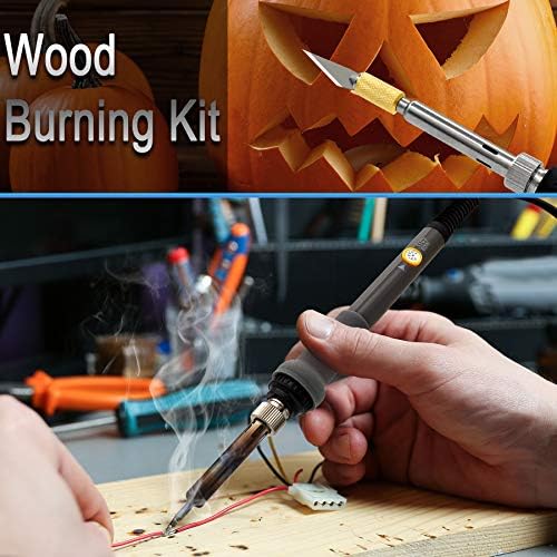 137PCS Wood burning Kit, DIY Creative Tool Set Soldering Woodburning Kit - Image 6