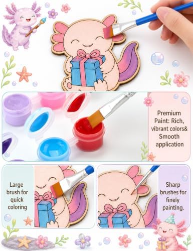 Bafeil 24 Set Axolotl Party Favors - Image 7
