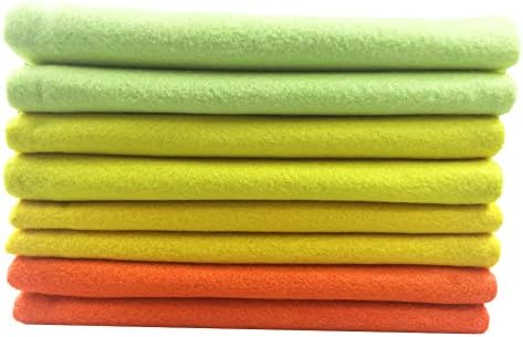 4pcs Thick 1.4mm Soft Felt Fabric Sheet Assorted Color Felt Pack DIY Craft Sewing Squares Nonwoven Patchwork (92x90cm Yellow) - Image 2