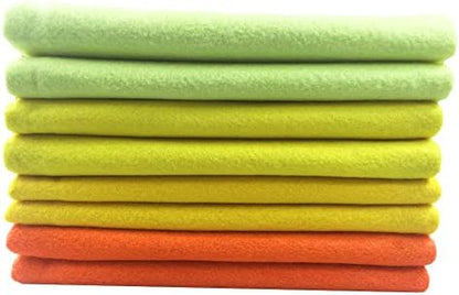 4pcs Thick 1.4mm Soft Felt Fabric Sheet Assorted Color Felt Pack DIY Craft Sewing Squares Nonwoven Patchwork (92x90cm Yellow) - Image 2