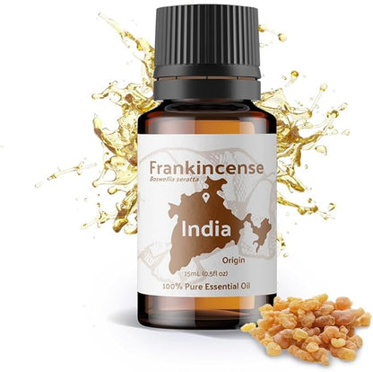 Nature Packaged Frankincense Essential Oil - Direct from Madhya Pradesh, India - Pure Essential Oil for Diffusers and Aromatherapy | 100% Pure Therapeutic Grade Natural Aceite de Incienso (22lbs)