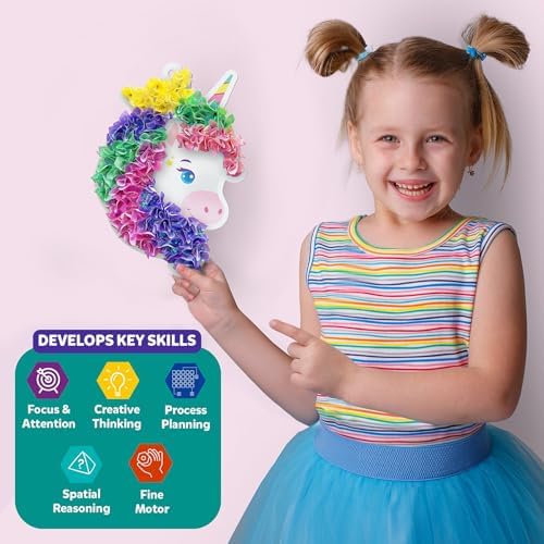 Skillmatics Poke-in Art – Magical Unicorns, Wood Craft Kit, Gift for Kids - Image 6