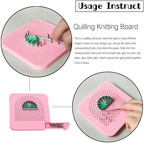 IMISNO DIY Quilling Kit with Paper Crimper, Tools&Strips for Beginners - Image 5