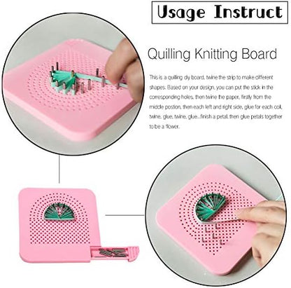IMISNO Quilling Kit with Paper Crimper,Tools,Strips for Beginners Set - Image 3