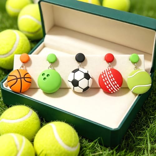 ORIGACH 20 Pcs Sports Ball Polymer Clay Cutters Set - Image 5