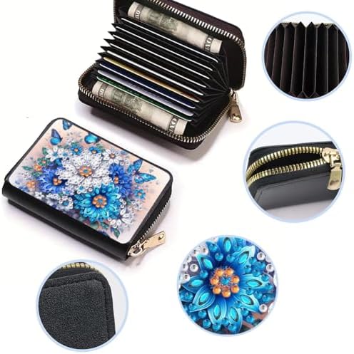 DDGYP DIY Diamond Painting Credit Card Wallet Kit for Women3.14*4.33*0.98in - Image 6