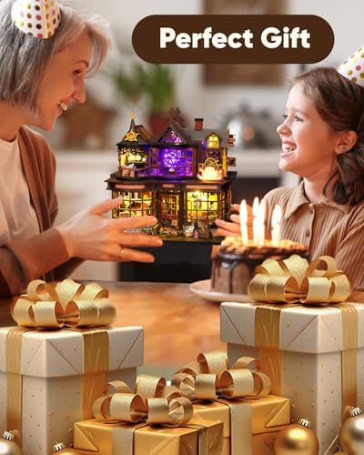 DIY Miniature House Kit Dollhouse Kit for Adults to Build Mini Magic House - Image 3