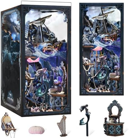 CCCDF Book Nook Kit, DIY 3D Wooden Puzzle Song of The Sirens by CCCDF