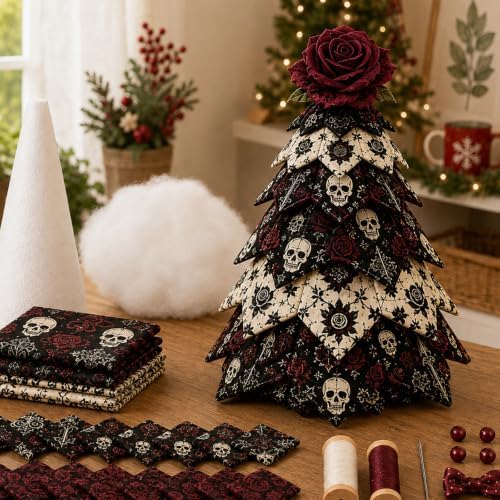 Daily Partner DIY Halloween Quilted Fabric Tree Kit by DailyPartner