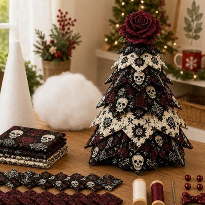Daily Partner DIY Halloween Quilted Fabric Tree Kit by DailyPartner