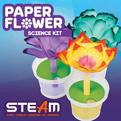 Crayola Paper Flower Science Kit, Color Changing Flowers, Gift for Kids Ages 7, 8, 9, 10 - Image 5