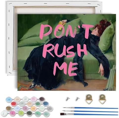 NEGEKFKX Woman Paint by Numbers Kit for Adults Beginner with Framed by NEGEKFKX