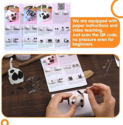 Mayboos Needle Felting Kit, 3 Pieces Animal Needle Felting Starter Kit - Image 5
