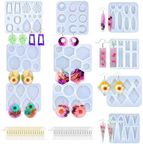 Earring Molds for Epoxy Resin,Resin Jewelry Molds by Loyohep