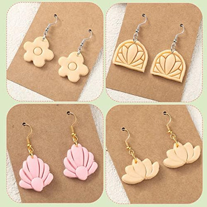 Kajaia 114 Pcs Polymer Clay Earring Cutters Bohemian Polymer Clay Cutters for Earrings Set Jewelry Making Supplies for Women Craft DIY - Image 6