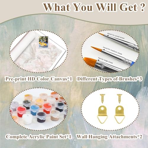 Paint by Numbers Kit for Adults Lemons, Adult Paint by Number Kits 16x20 in - Image 6