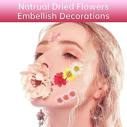 Dried Flowers, Kaluofan 45PCS Real Pressed Flowers, Dried Flowers for Resin Crafts, for Bookmark Resin Scrapbooking Jewelry Crafts Making, Candle and Nails Decoration - Image 6