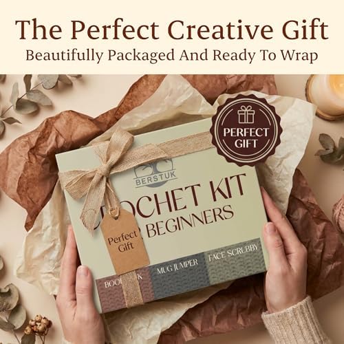Crochet Kit for Beginners, 3 Easy Projects, Absolute Beginner Starter Kit - Image 6