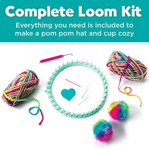 Creativity for Kids Quick Knit Loom Kit - Knitting Kit for Kids, Make Your Own Pom Pom Hat and Accessories, Knitting Loom Crafts for Kids - Image 3