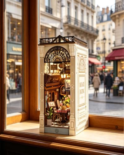 Rolife Book Nook Kit Snap-Fit 3D Wooden Puzzles DIY Miniature Kit Booknook - Image 2