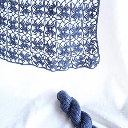 Lotus Yarns Lace Weight 1 Skein Cashmere Knitting Yarn Comfortable Soft Crochet Yarn Great for Baby Garments, Scarves, Hats, and Craft Projects (19-White) - Image 4