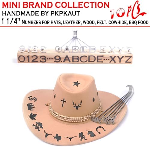 10Pcs 1 1/4" Custom Branding Iron for Wood, Leather Branding Stamp - Image 6