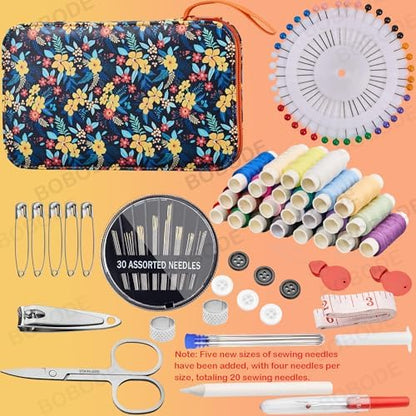 Bobode Travel Basic Cute Sewing Kit for Adults with 24 Sewing Thread - Image 3