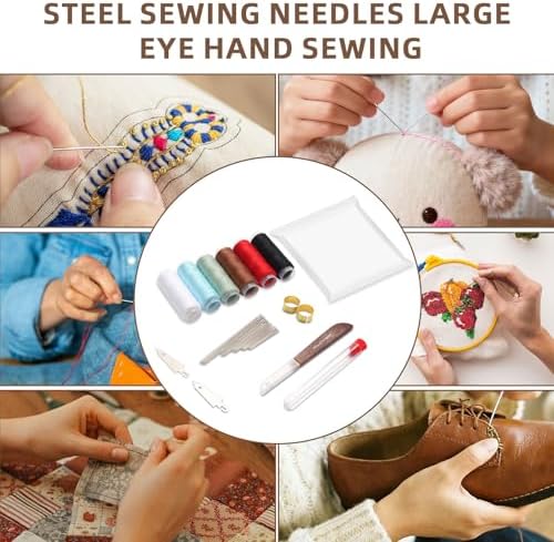 Losaria 38 Pcs Sewing Kit for Adults, Steel Needles for Hand Sewing Kit - Image 6