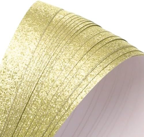 MECCANIXITY 360 Sheets Origami Paper Glitter Stars Papers Yellow Fold Paper for Beginner Arts Crafts Projects,0.4 x 9.3 Inch - Image 3